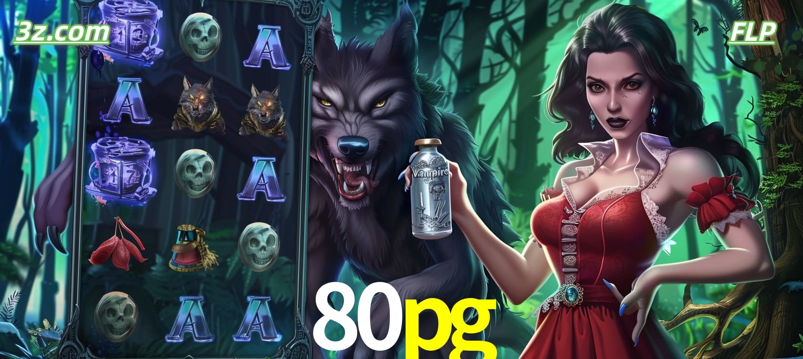 Slots online tema de lobisomem e vampira no 80pg cassino Brasil