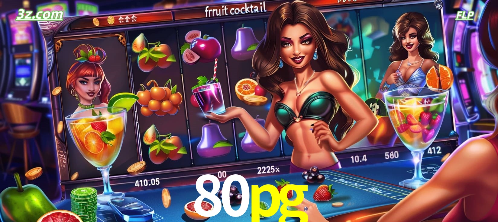 Cassino online 80pg Brasil com slot Fruit Cocktail divertido