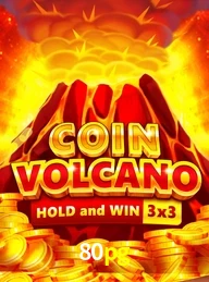 Jogue Coin Volcano slot 3x3 no 80pg e ganhe grandes recompensas