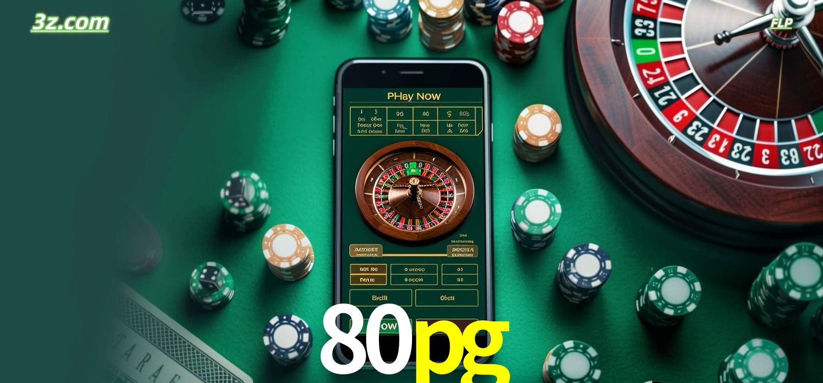 Roleta online no cassino 80pg disponível em celular e computador